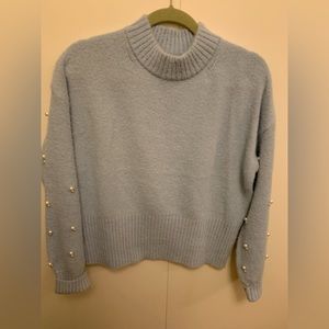 Rachel Zoe pearl detailed sweater size small